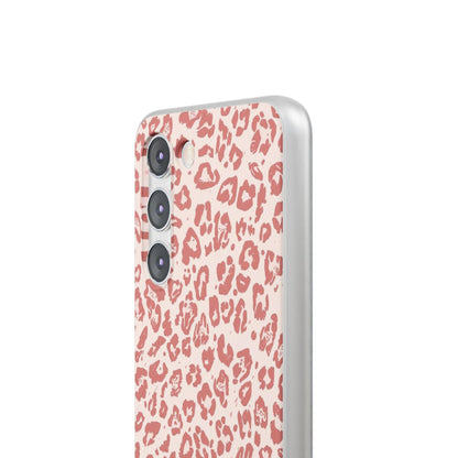 Pink Leopard Print Phone Case – Slim Flexible Protective Cover