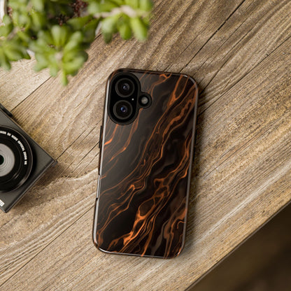 Copper Swirl Phone Case — Tough Protective iPhone Cover