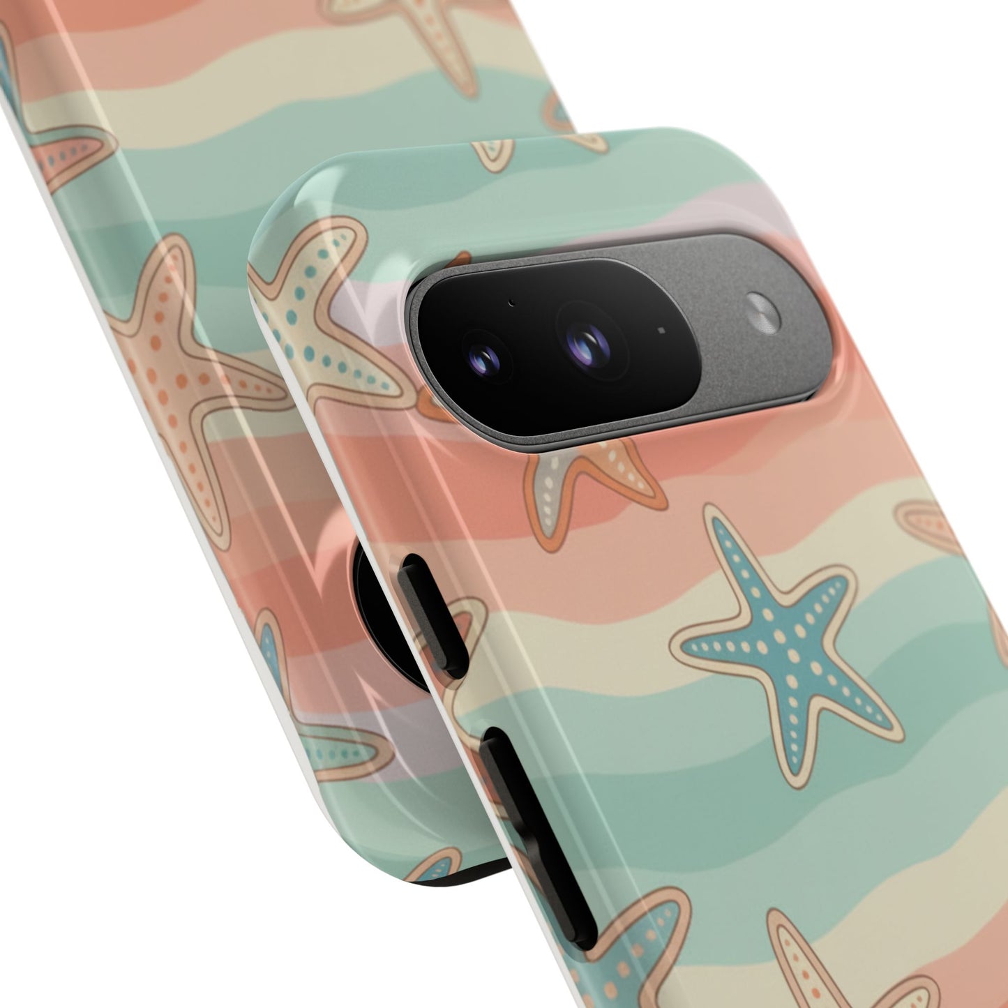 Starfish Wave Tough Phone Case — Pastel Beach Protective Cover