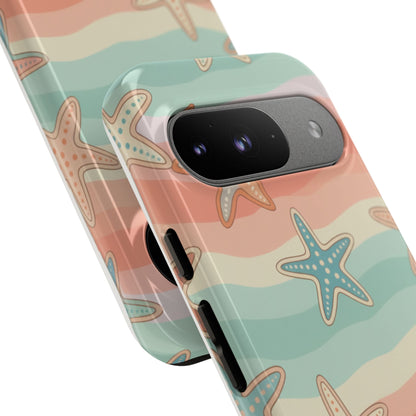 Starfish Wave Tough Phone Case — Pastel Beach Protective Cover