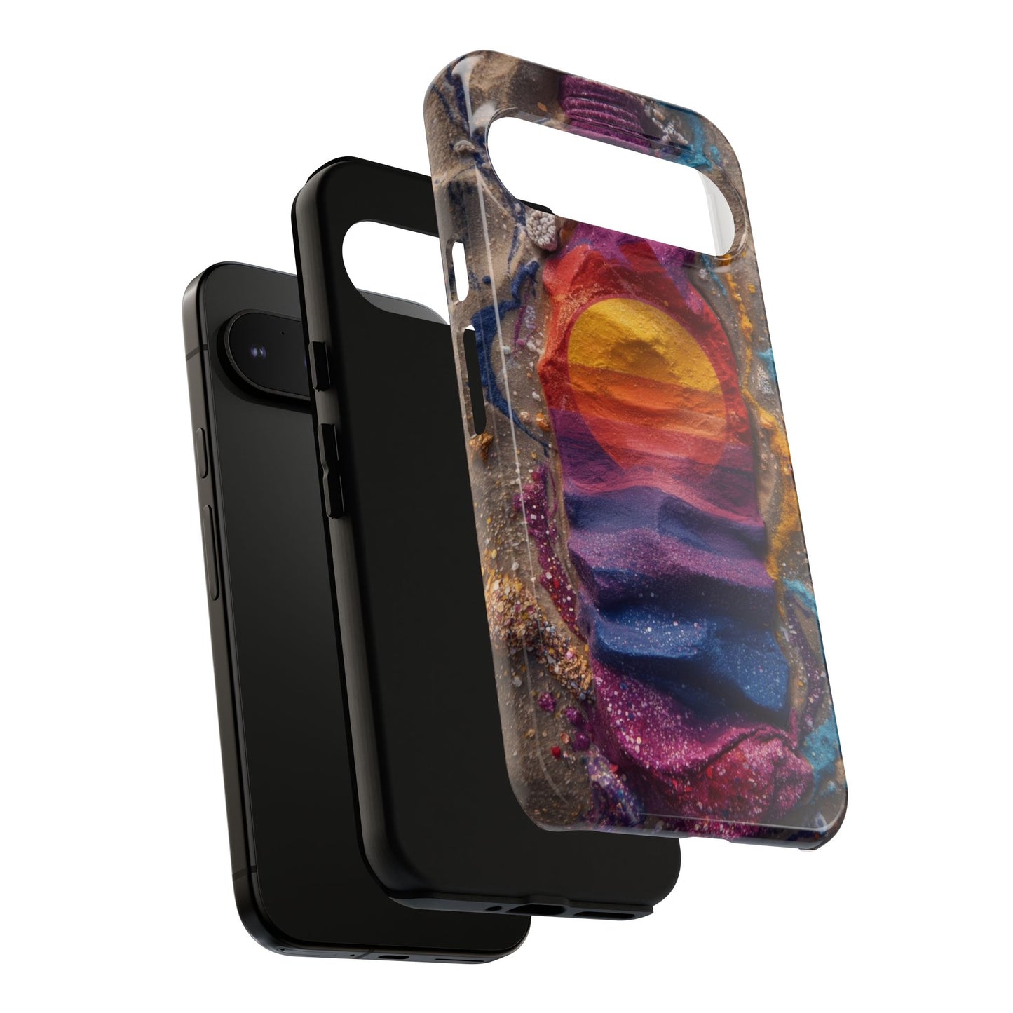 Phone Case — Colorful Sand Art Sunset Tough Protective Case