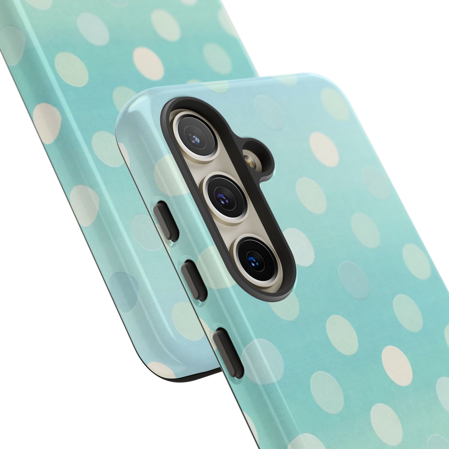 Abstract Palm Tough Phone Case — Minimal Coastal Blue Protective Cover