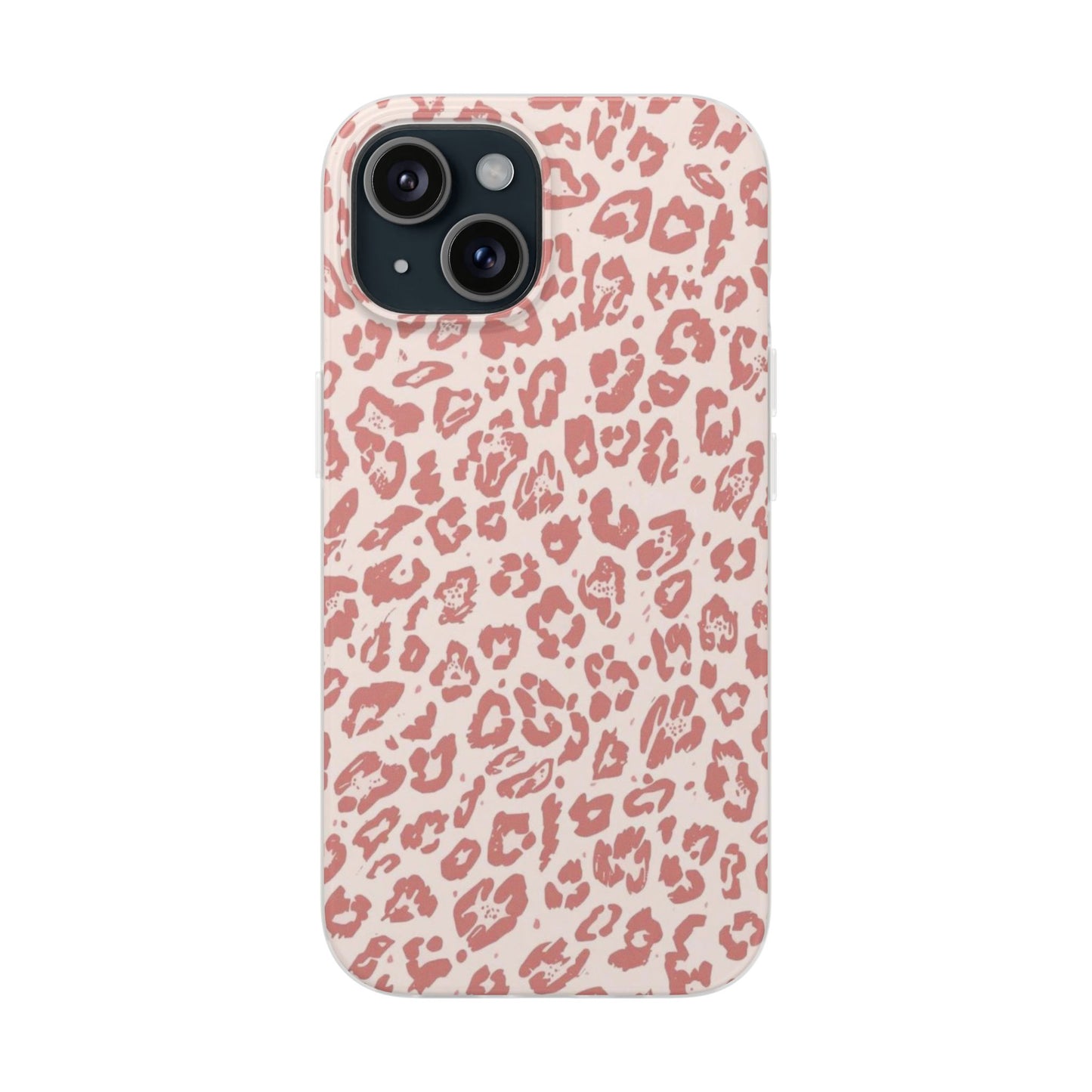Pink Leopard Print Phone Case – Slim Flexible Protective Cover