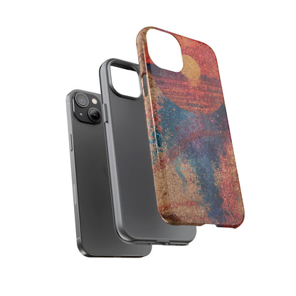 Retro Sunset Tough Phone Case