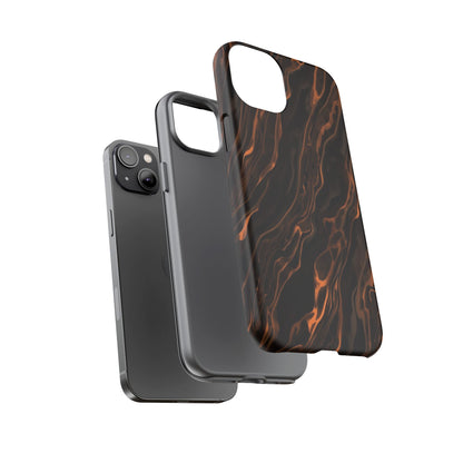 Copper Swirl Phone Case — Tough Protective iPhone Cover