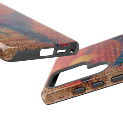 Retro Sunset Tough Phone Case