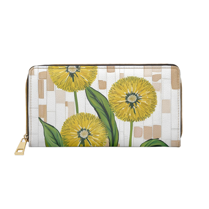 Women's Abstract Dandelion Wallet