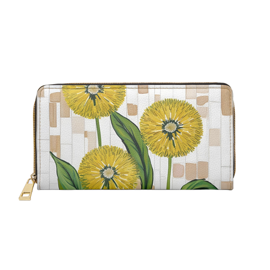 Women's Abstract Dandelion Wallet