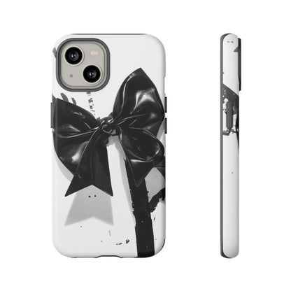 Phone Case — Black Bow Graphic Protective Cover