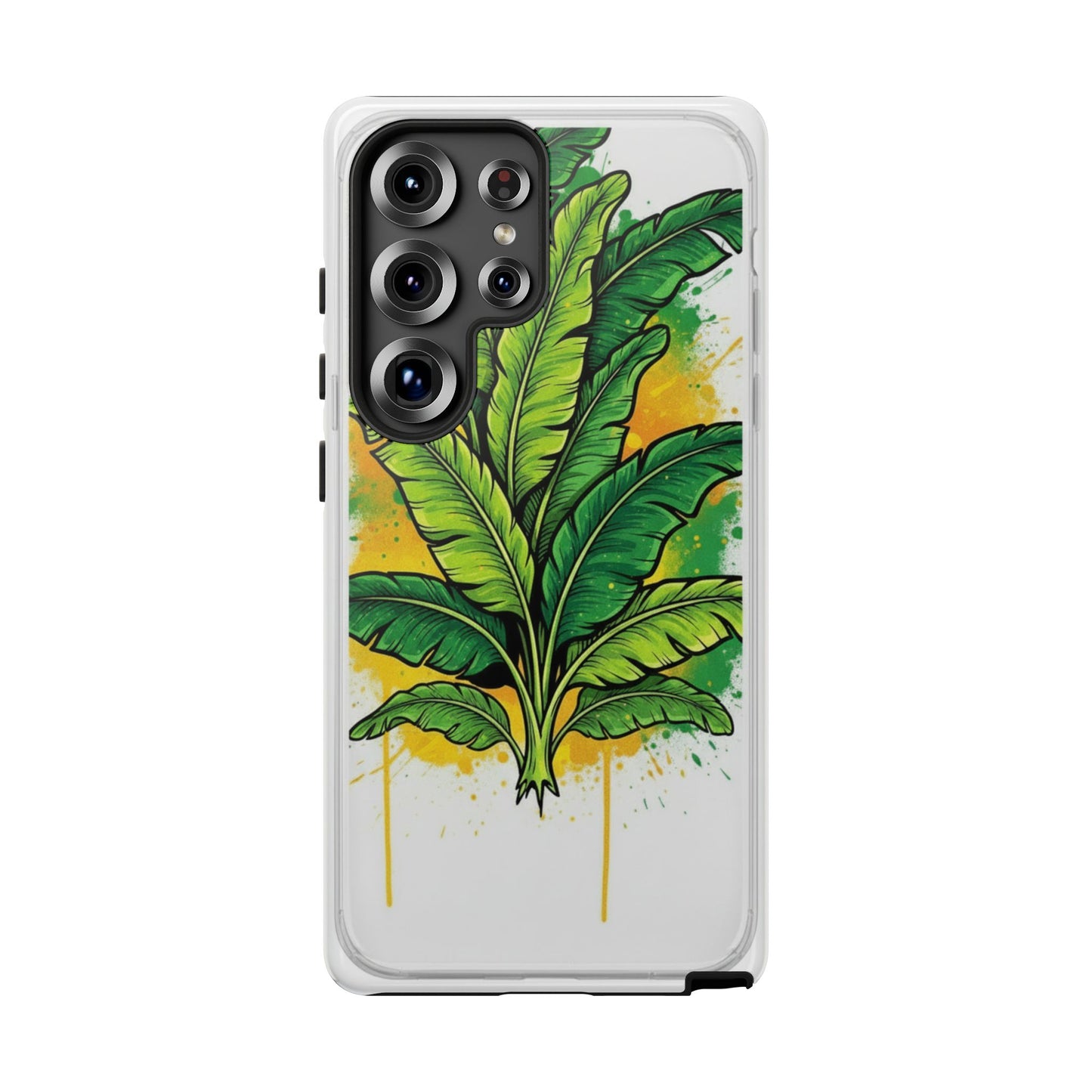 Tropical Banana Leaf Phone Case — Vibrant Green Plant Protector