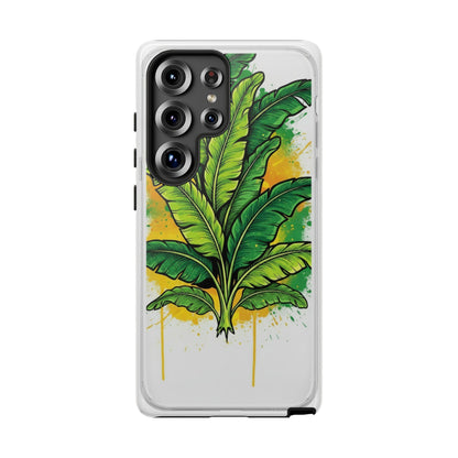 Tropical Banana Leaf Phone Case — Vibrant Green Plant Protector