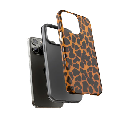 Leopard Print Tough Phone Case — Slim Protective iPhone Cover