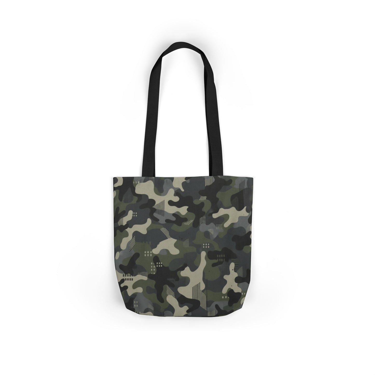 Camo Canvas Tote Bag – Military Green Camouflage Shoulder Tote