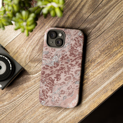 Tropical Monstera Phone Case — Colorful Leaf Protective Tough Case