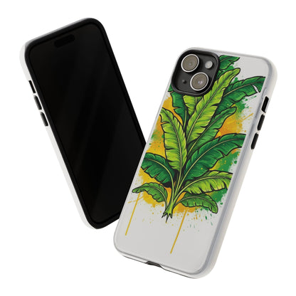 Tropical Banana Leaf Phone Case — Vibrant Green Plant Protector
