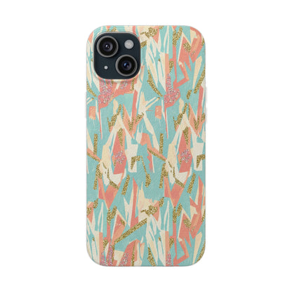 Pastel Abstract Floral Phone Case - Flexi Case