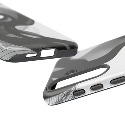 Phone Case — Monochrome Abstract Protective Cover