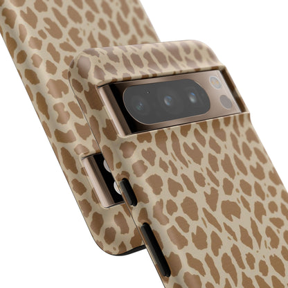 Leopard Print Tough Phone Case — Slim Protective Animal Pattern