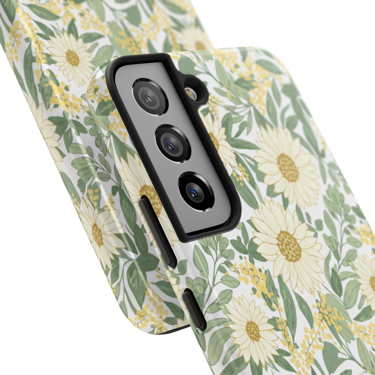 Daisy Meadow Tough Phone Case — Floral Protective Phone Cover