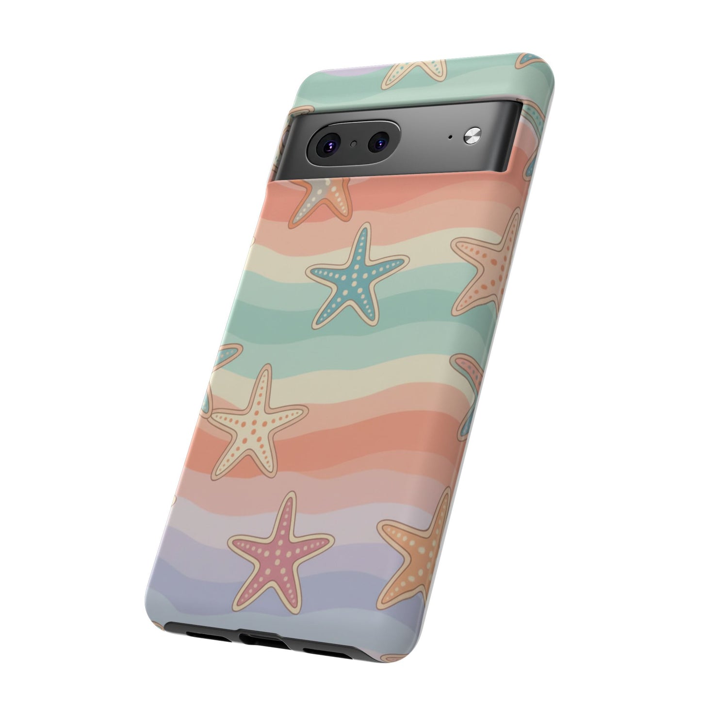Starfish Wave Tough Phone Case — Pastel Beach Protective Cover
