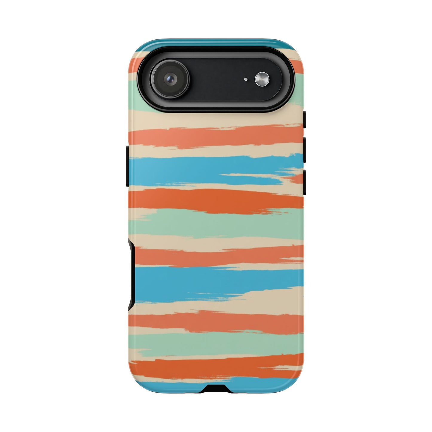 Striped Beach Vibes Tough Phone Case