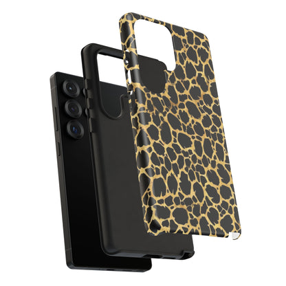 Giraffe Print Tough Phone Case — Durable Leopard-Style Protective Cover
