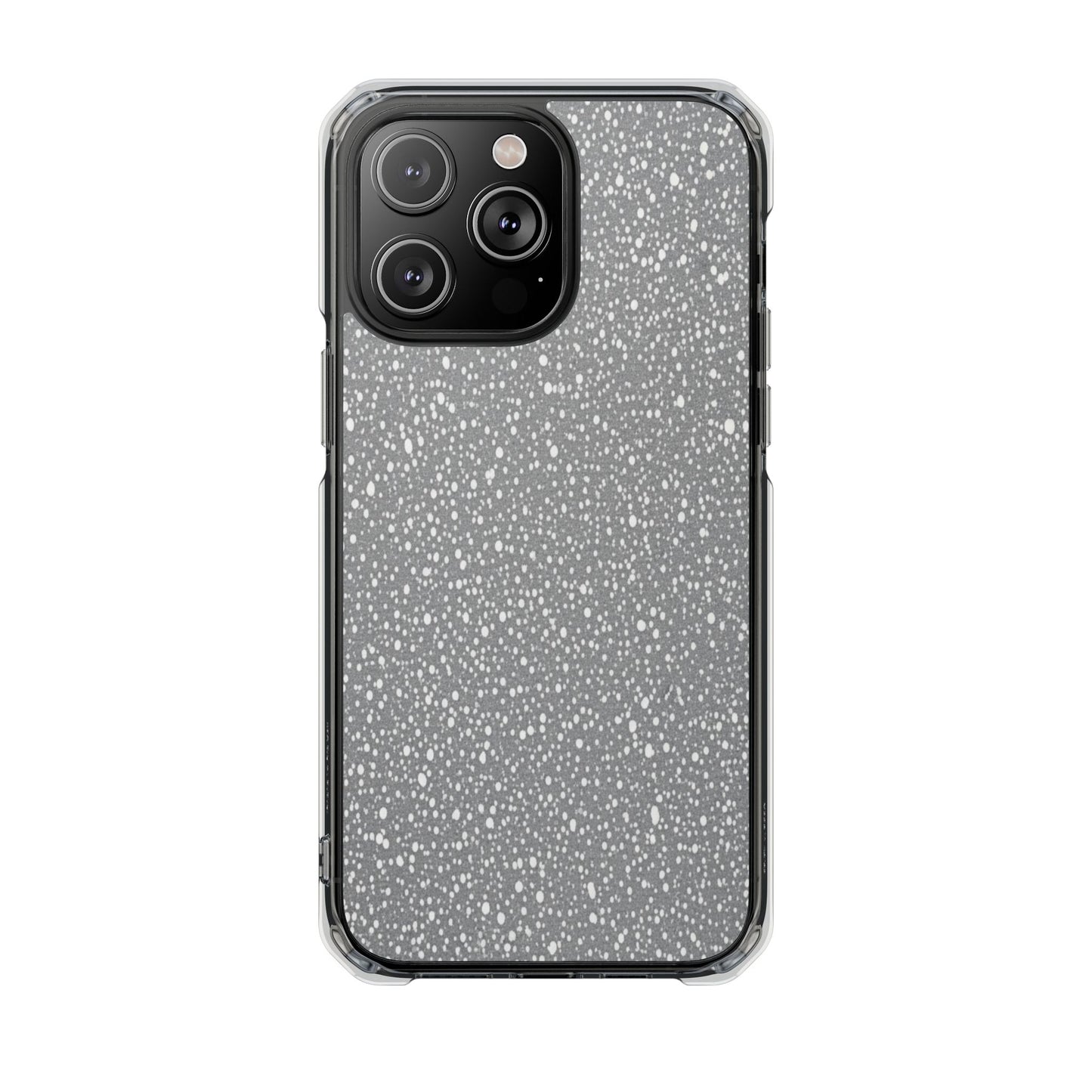 Clear Magnetic Impact Phone Case — Sparkle Glitter Protective Cover