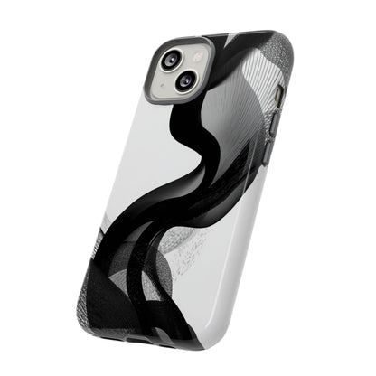 Phone Case — Monochrome Abstract Protective Cover