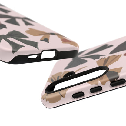 Bow Pattern Phone Case - Pink, Brown & Black Bows Protective Cover
