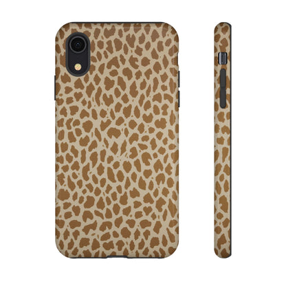 Leopard Print Tough Phone Case — Slim Protective Animal Pattern