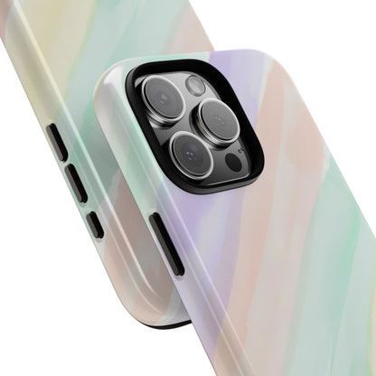 Pastel Watercolor Stripe Tough Phone Case