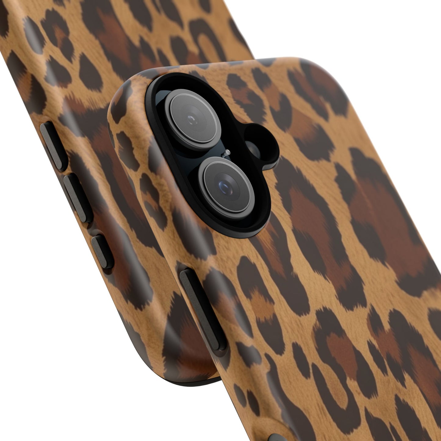 Leopard Print Tough Phone Case — Durable Animal Print Protective Cover