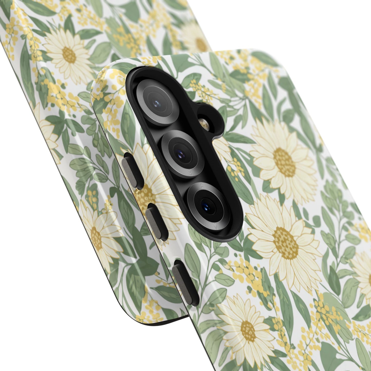 Daisy Meadow Tough Phone Case — Floral Protective Phone Cover