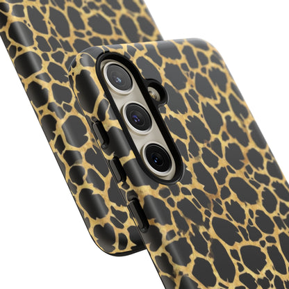 Giraffe Print Tough Phone Case — Durable Leopard-Style Protective Cover