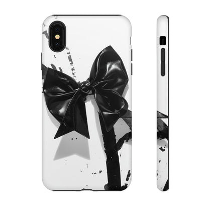 Phone Case — Black Bow Graphic Protective Cover