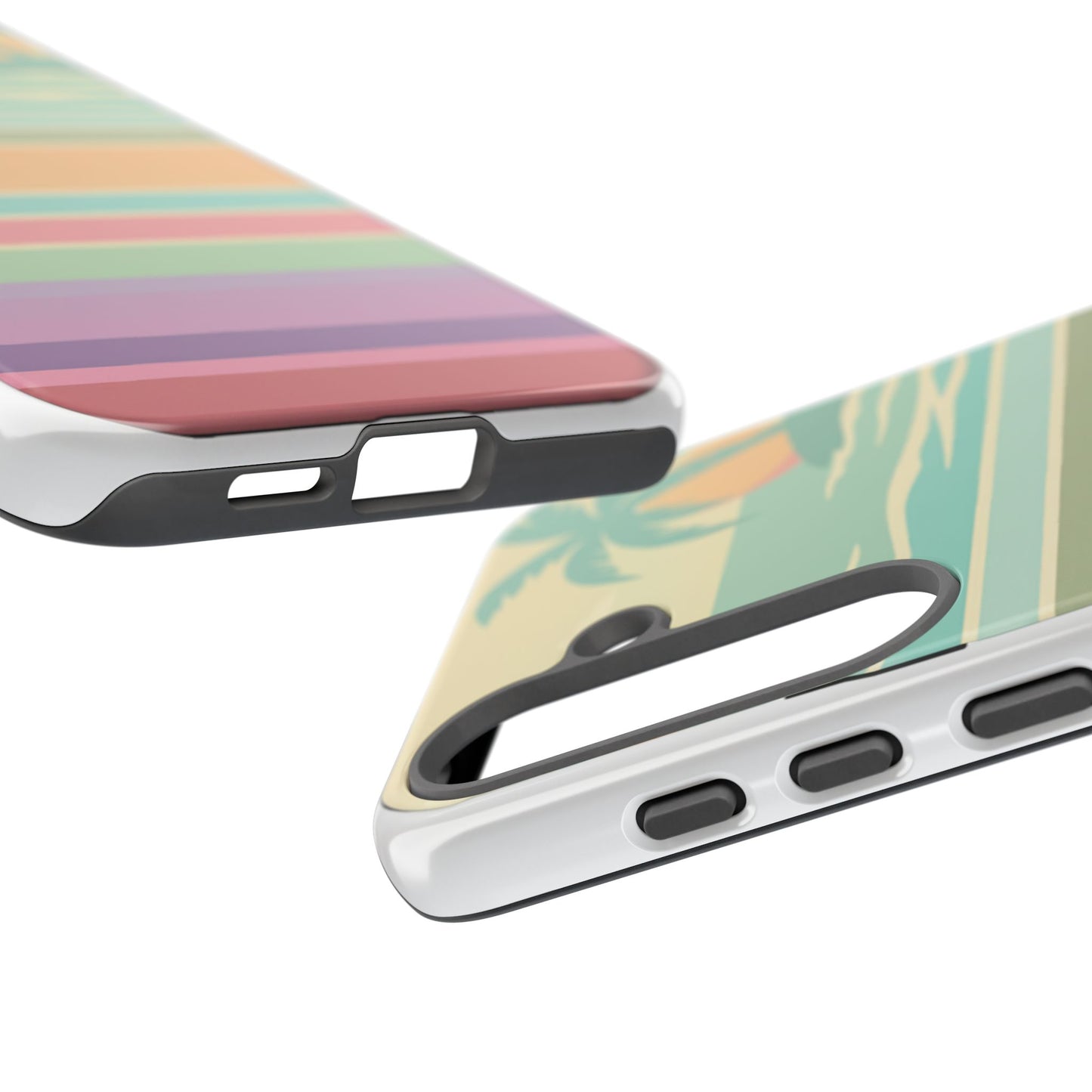Tough Case — Retro Pastel Sunset Palm Tree Phone Case