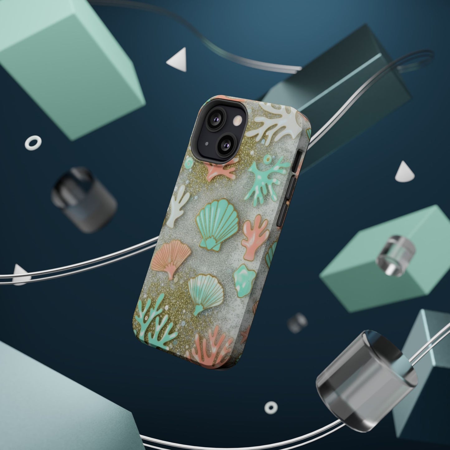 Seashell Coral Magnetic Impact Phone Case