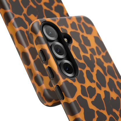 Leopard Print Tough Phone Case — Slim Protective iPhone Cover