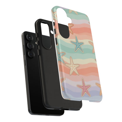 Starfish Wave Tough Phone Case — Pastel Beach Protective Cover