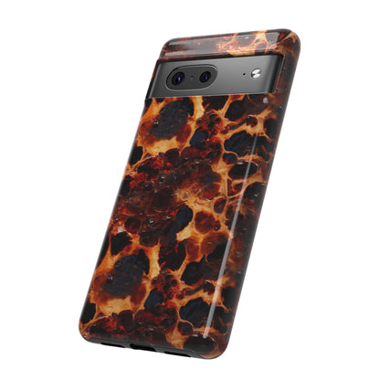 Tortoiseshell Phone Case — Protective iPhone Cover with Classic Amber Pattern