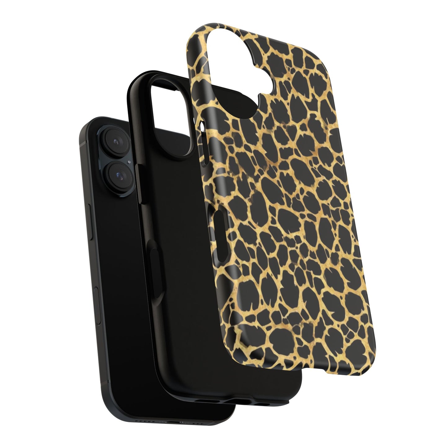 Giraffe Print Tough Phone Case — Durable Leopard-Style Protective Cover