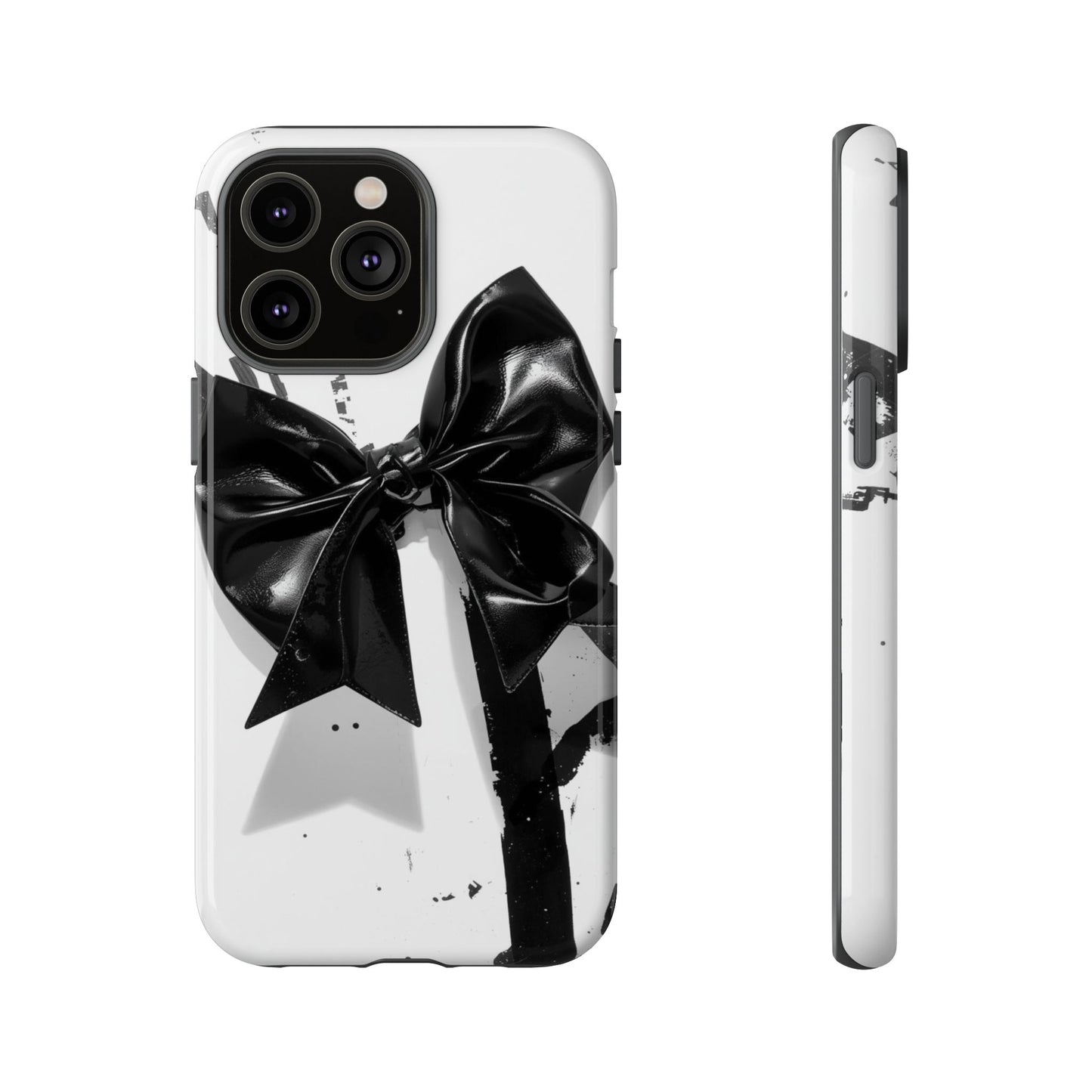 Phone Case — Black Bow Graphic Protective Cover