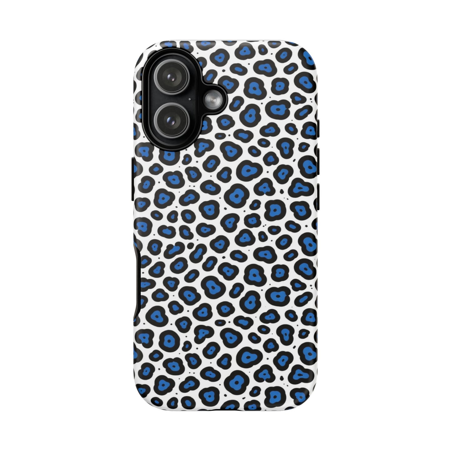 Blue Leopard Print Phone Case – Tough Protective Cover