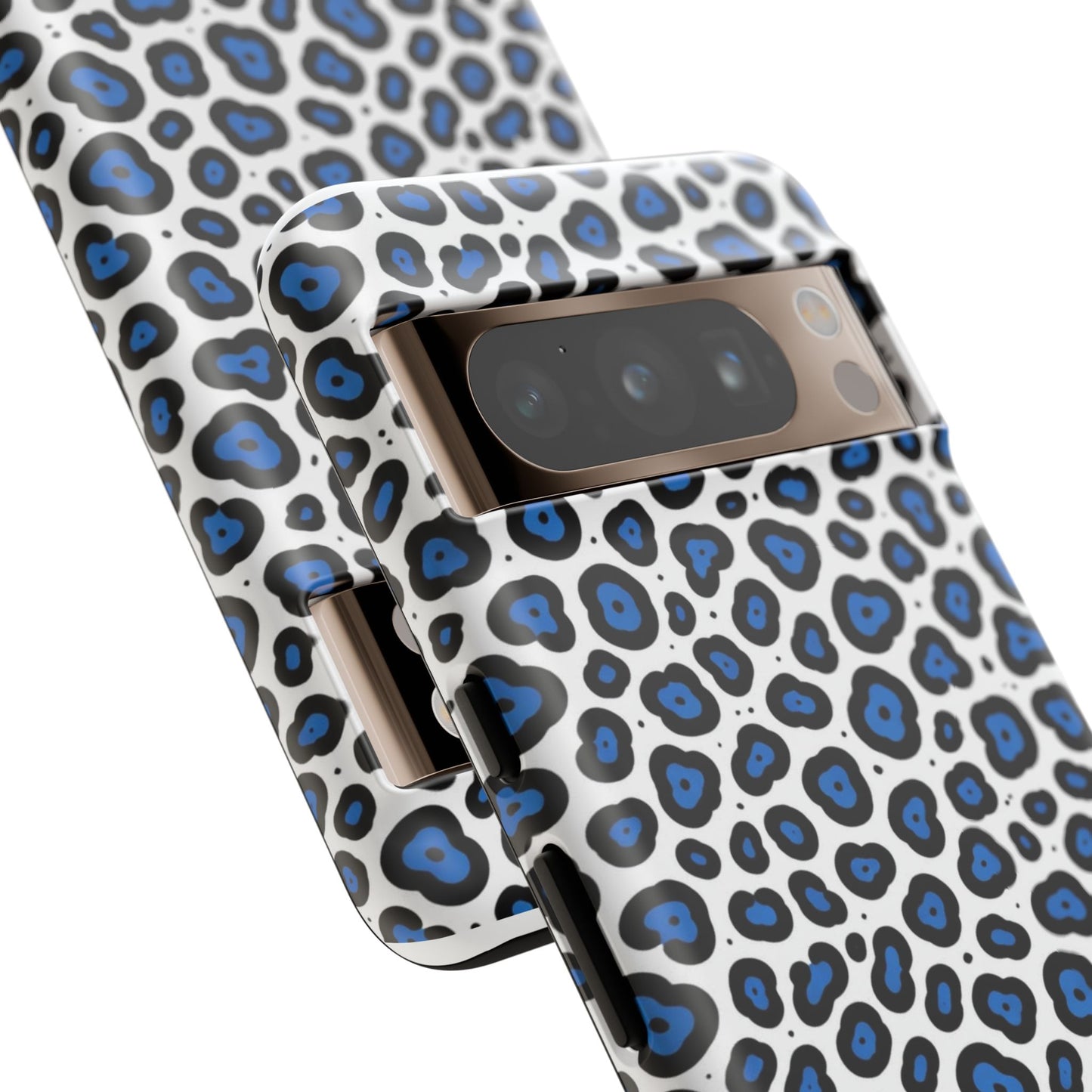 Blue Leopard Print Phone Case – Tough Protective Cover