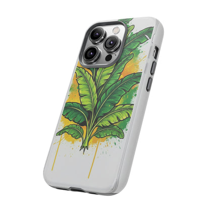 Tropical Banana Leaf Phone Case — Vibrant Green Plant Protector