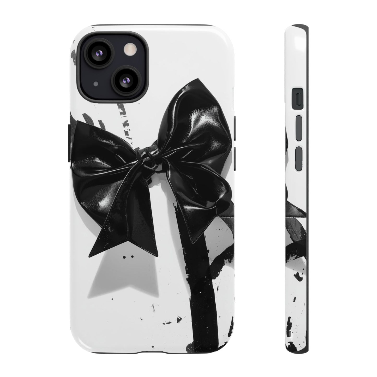 Phone Case — Black Bow Graphic Protective Cover