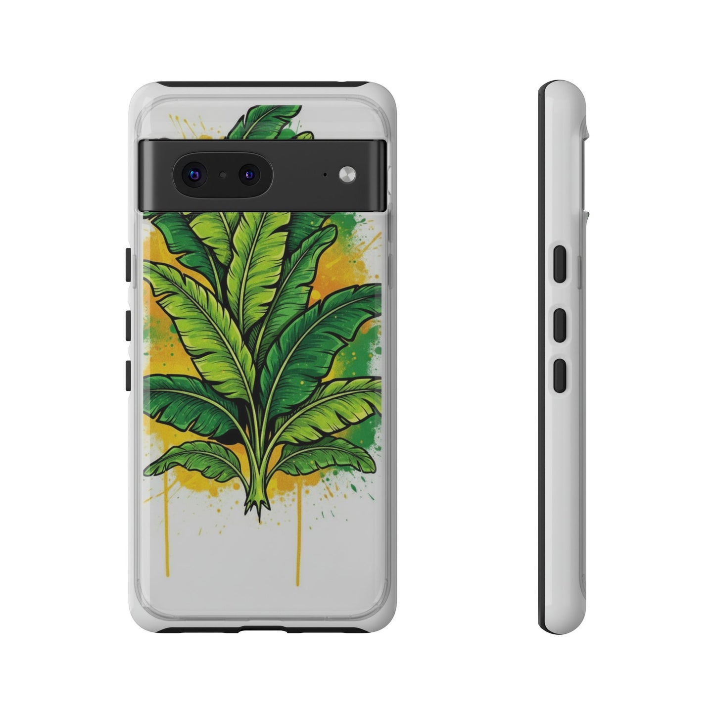 Tropical Banana Leaf Phone Case — Vibrant Green Plant Protector