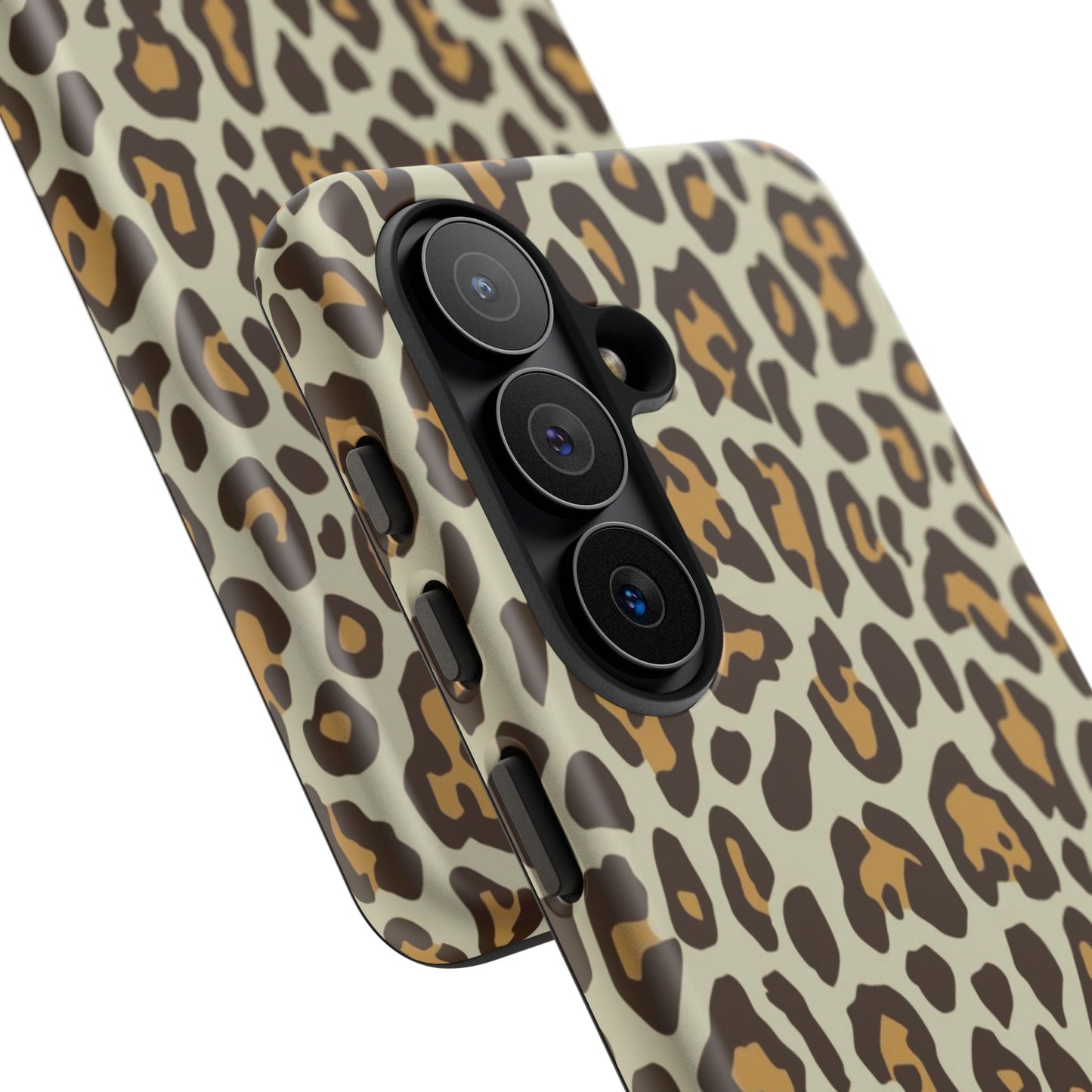 Leopard Print Tough Phone Case — Durable Protective Animal Print Case