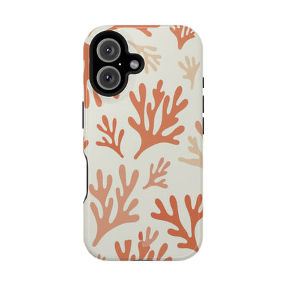 Coral Reef Magnetic Impact Phone Case — Protective MagSafe-Compatible Design