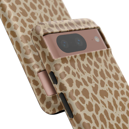 Leopard Print Tough Phone Case — Slim Protective Animal Pattern